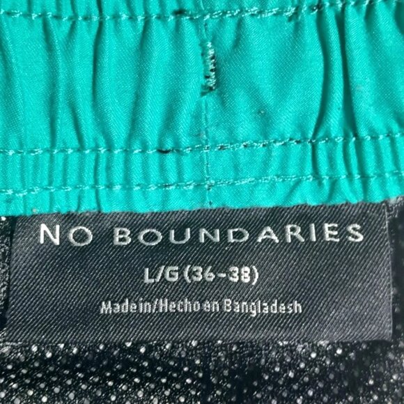 No Boundaries Men's Multicolor Hawaii Palm Mesh Lined Swim Trunks Size L (36/38) - Picture 2 of 10